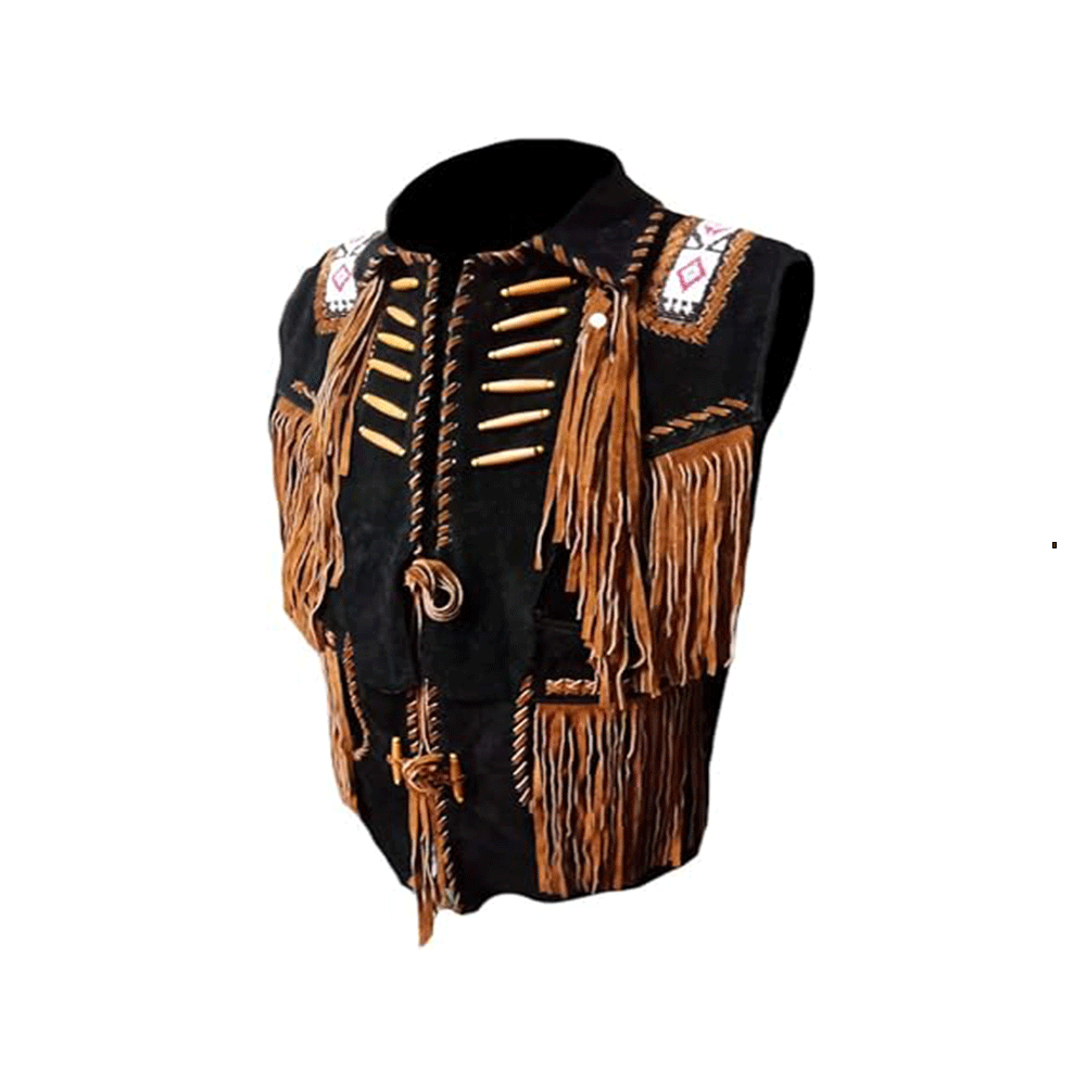 Men's Western Fringe Vests | Cowboy & Western Style Apparel WMV28