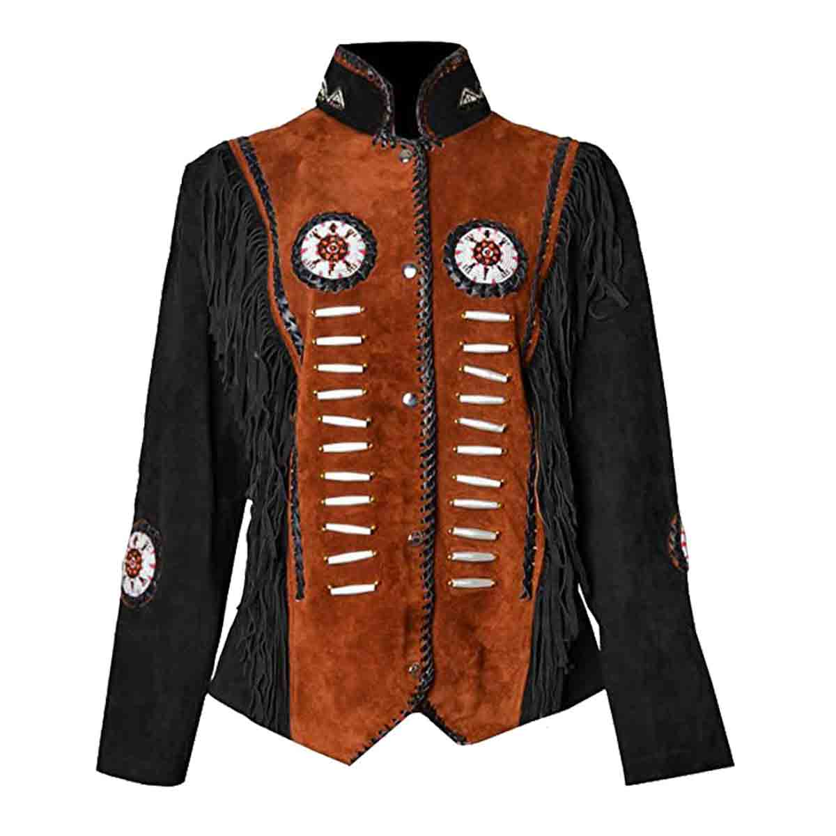 Western Fringe Jacket For Woman