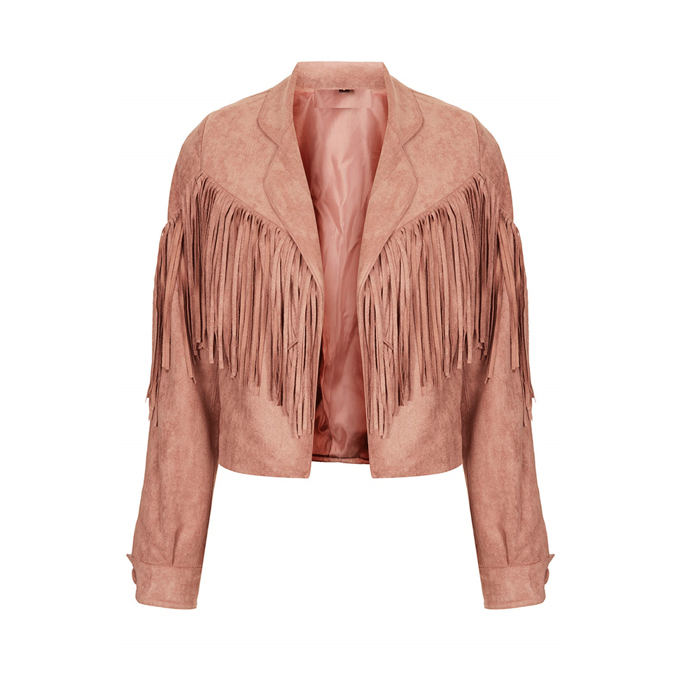 pink leather jacket for woman reenactment outfit 